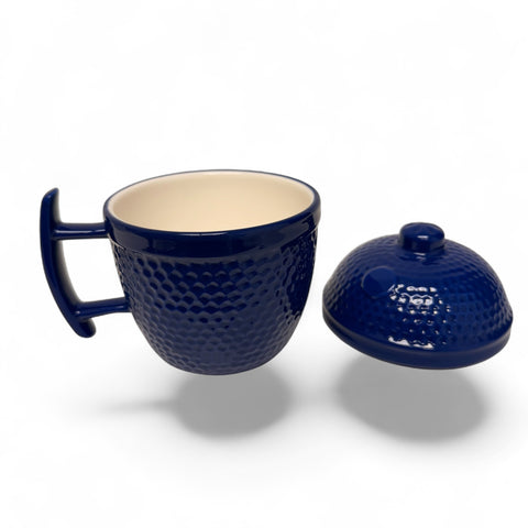 WOLFF BBQ Keramische Beer Cup & Marinade Cup – Blauw