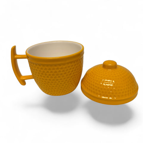 WOLFF BBQ Keramische Beer Cup & Marinade Cup – Geel