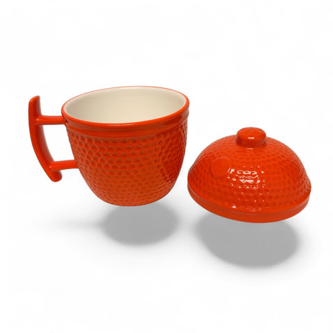WOLFF BBQ Keramische Beer Cup & Marinade Cup – Oranje
