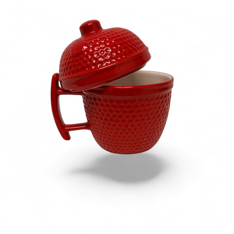 WOLFF BBQ Keramische Beer Cup & Marinade Cup – Rood