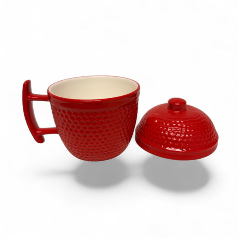 WOLFF BBQ Keramische Beer Cup & Marinade Cup – Rood