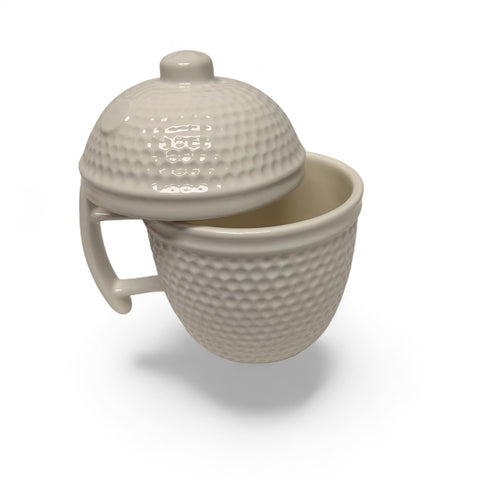 WOLFF BBQ Keramische Beer Cup & Marinade Cup – Wit
