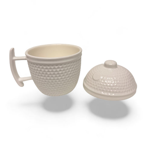 WOLFF BBQ Keramische Beer Cup & Marinade Cup – Wit