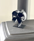 Kachel haardventilator 4 bladen propeller rond model