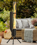 Pelletheater Terras verwarmer Fire Tube Pelletkachel outdoor