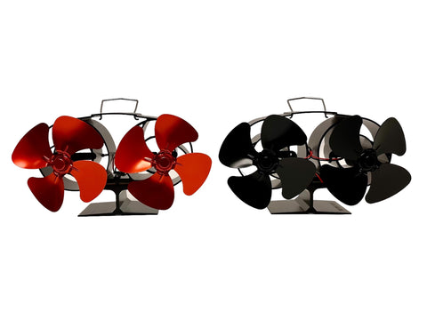 Krachtige kachelventilator met 2 motoren
