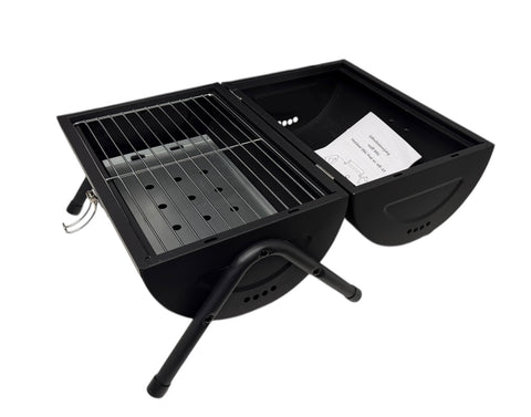 Compacte draagbare kolen-BBQ