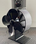 Kachel haardventilator 4 bladen propeller rond model