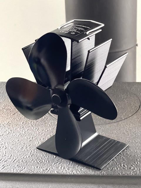 Kachel haardventilator 4 bladen propeller