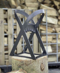 Houtklover +hamer +draagtas voor haardhout